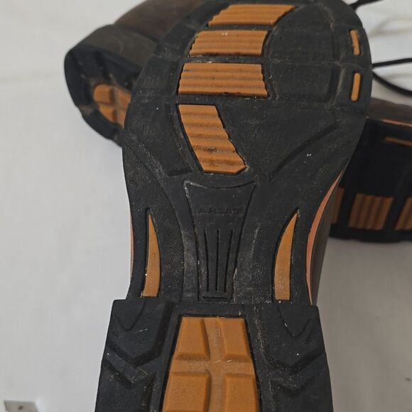 Ariat Work , side zipper Waterproof Leather Boots men's Size 6 - Picture 8 of 9